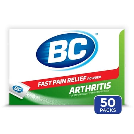 Picture of BC Powder Arthritis Pain Reliever, Aspirin Dissolve Packs, 50 Count Powder Packets