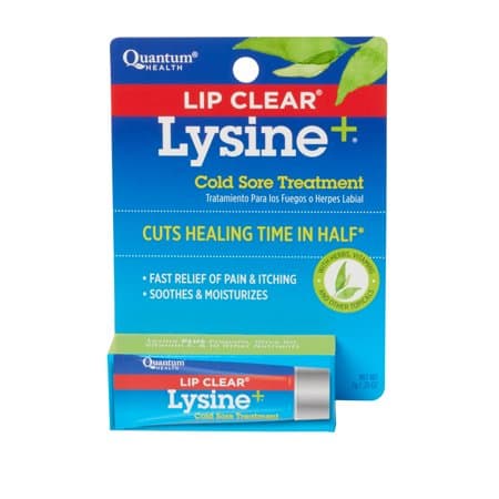 Picture of Quantum Lysine Lip Clear Cold Sore and Fever Blister Treatment, 0.25oz