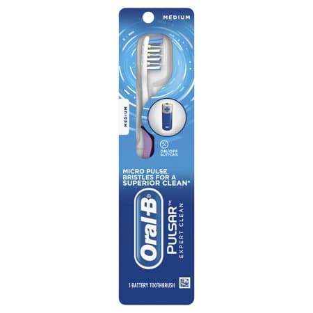 Picture of Oral-B Pulsar Expert Clean Battery Powered Toothbrush, Medium