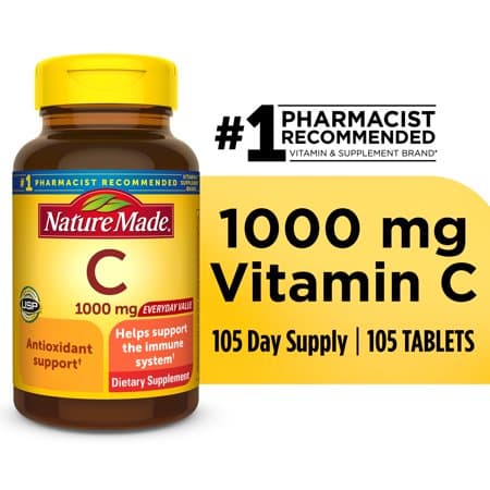 Picture of Nature Made Extra Strength Vitamin C Tablets, 1000mg, 105ct
