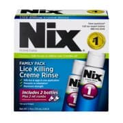 Picture of Nix Family Pack Lice Killing Creme Rinse - 2 CT