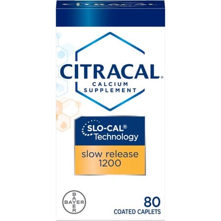 Picture of Citracal Calcium Supplement, +D3, 1200, Slow Release, Coated Caplets
