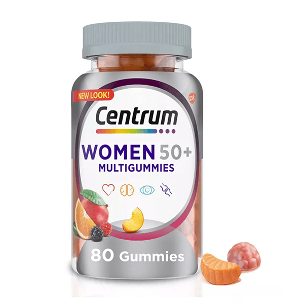 Picture of Centrum Multigummies Womens 50 Plus Gummy Vitamins, Multivitamin Supplement, Assorted Fruit Flavor