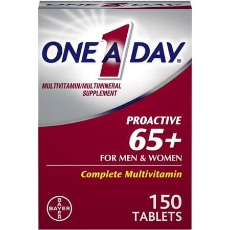 Picture of One A Day Adults' Proactive 65+ Multivitamin Tablets, 150ct