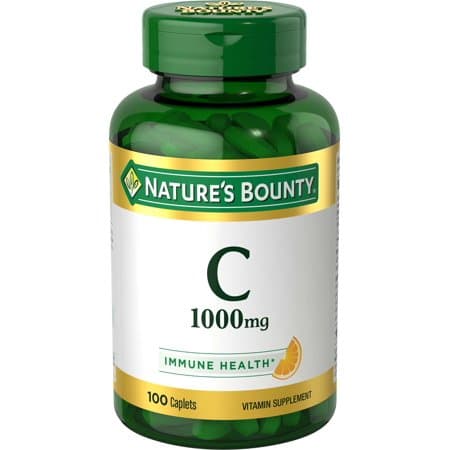 Picture of Nature's Bounty Pure Vitamin C Caplets, 1000 Mg, 100 Ct