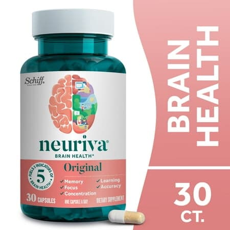 Picture of Neuriva Original Brain Health Supplement, Support for Memory & Focus, 30ct Capsules
