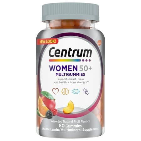 Picture of Centrum MultiGummies for Women 50 Plus, Multivitamin/Multimineral Supplement with Vitamins D3, E, B6