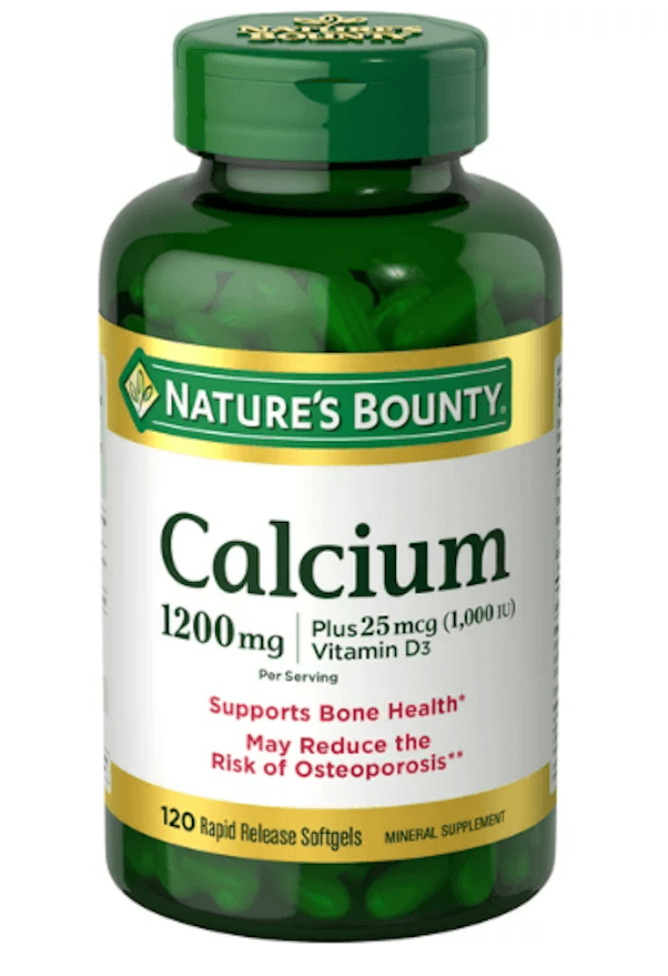 Picture of Nature's Bounty Calcium plus Vitamin D3 Softgels, 1200mg, 120ct