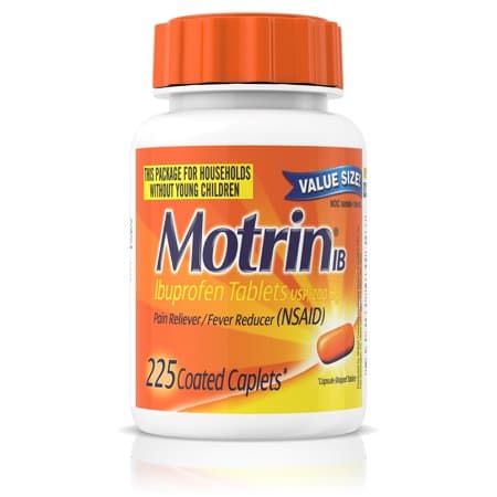 Picture of Motrin IB, Ibuprofen 200mg Tablets for Pain & Fever Relief, 225 Ct