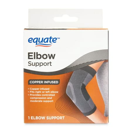 Picture of Equate Copper Infused Elbow Compression Support Sleeve