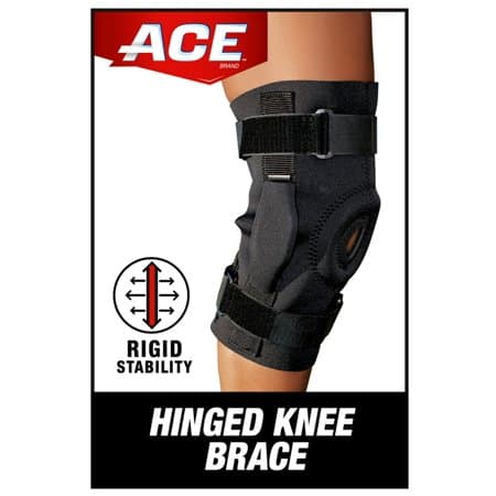 Picture of ACE Hinged Knee Brace, One Size Fits Most, Black