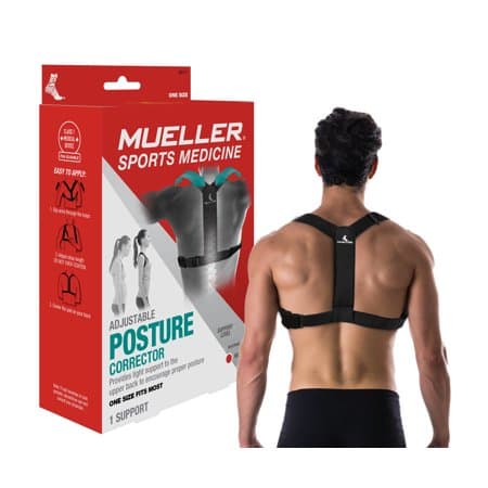 Picture of Mueller Sports Medicine Adjustable Posture Support, Unisex, One Size Fits Most, Light Back Support t