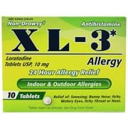 Picture of Xl-3 Allergy Tablets, 24 Hour Allergy Relief, 10-Ct