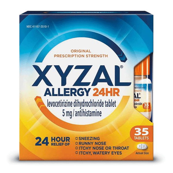 Picture of Xyzal Adult Allergy 24HR, Allergy Relief Tablets