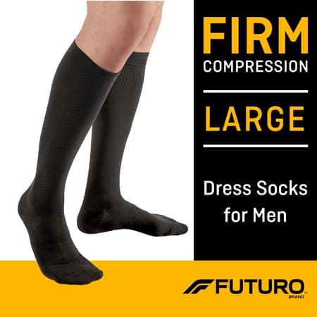 Picture of FUTURO Business Casual Socks, Large, Moderate Compression, Male
