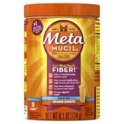 Picture of Metamucil Multi-Health Psyllium Fiber Supplement Sugar-Free Powder, Orange Flavored, 30 Servings