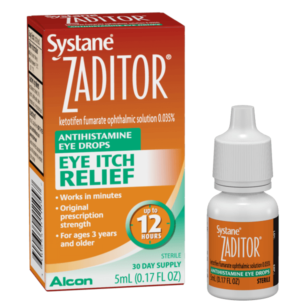 Picture of ZADITOR Allergy Relief Antihistamine Eye Drops, 0.17fl oz_x000D_