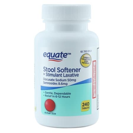 Picture of Equate Stool Softener Plus Stimulant Laxative Tablets, 240 Count