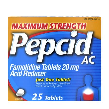 Picture of Pepcid AC Maximum Strength for Heartburn Prevention & Relief, 25 ct
