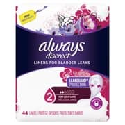 Picture of Always Discreet Incontinence Panty Liners, 2, Very Light, 44 CT