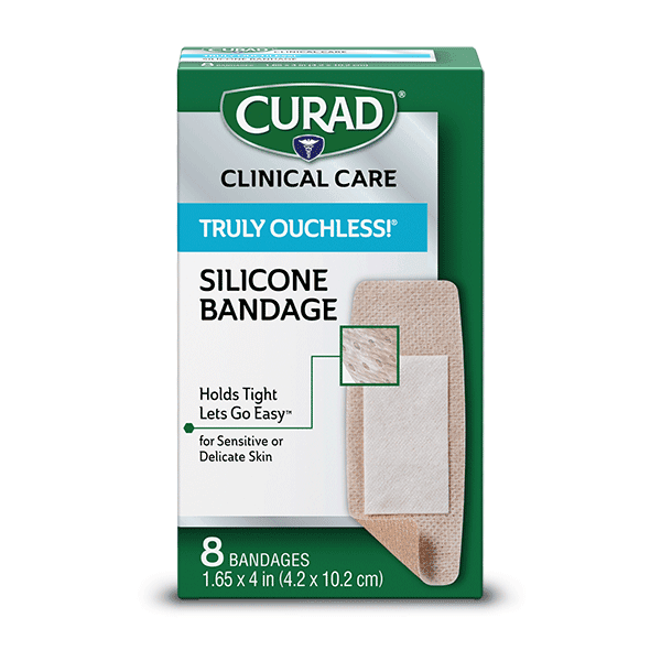 Picture of Curad Silicone Flexible Fabric Bandages, 8 count