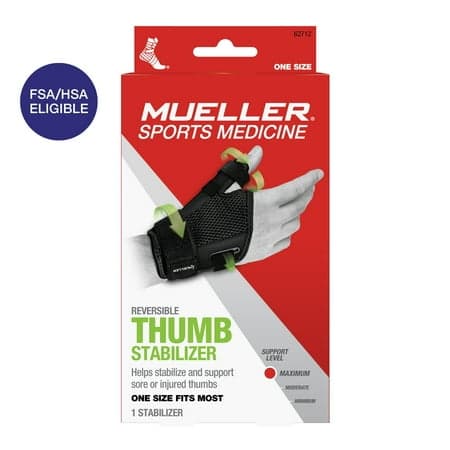 Picture of Mueller Reversible Thumb Stabilizer, One Size, Black