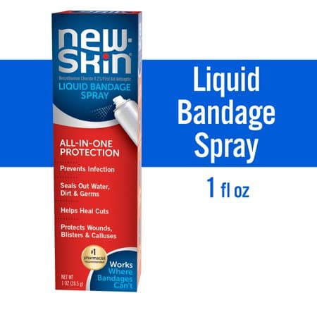 Picture of New-Skin Liquid Bandage Spray, Waterproof Bandage for Scrapes and Minor Cuts, 1 fl oz