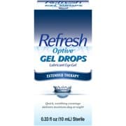 Picture of Refresh Optive Gel Drops, Lubricant Eye Gel Preserved Tears, 0.33fl oz