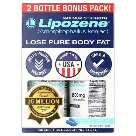 Picture of Lipozene Maximum Strength Weight Loss Capsules, 1500mg, 60ct