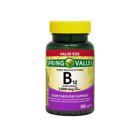 Picture of Spring Valley Vitamin B12 Supplement Timed-Release Tablets, Value Size, 1000mcg, 300ct