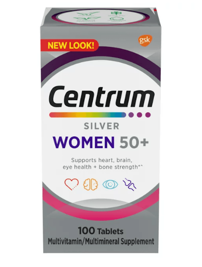 Picture of Centrum Women's 50+ Multivitamin, Multimineral Supplement Tablets, 100ct