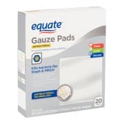 Picture of Equate Antibacterial Gauze Pads, 4" x 4", 20ct