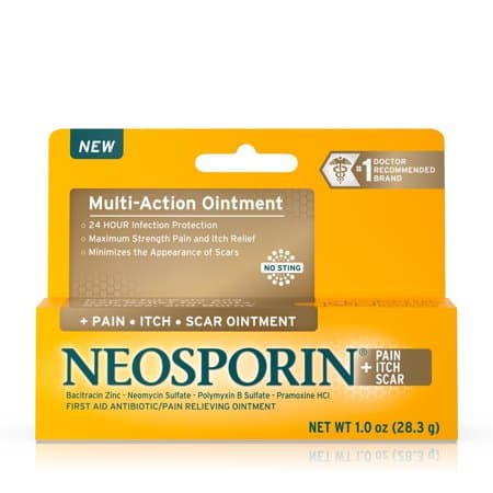 Picture of Neosporin Pain, Itch and Scar First Aid Antibiotic Ointment, 1oz