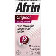 Picture of Afrin Original Cold and Allergy Congestion Relief Nasal Spray, 0.5 Fl Oz