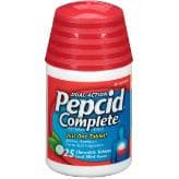 Picture of Pepcid Complete Acid Reducer + Antacid Chewables, 10 mg Famotidine, 800 mg Calcium Carbonate
