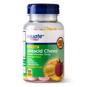 Picture of Equate Extra Strength Antacid Assorted Fruit Chewables, 750 mg, 60 Ct
