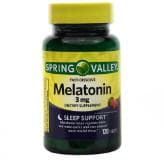 Picture of Spring Valley Fast-Dissolve Melatonin Tablets, 3 mg, 120 count