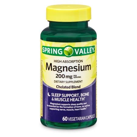 Picture of Spring Valley Magnesium Mineral Supplements, Unflavored, 2 Capsules, 60 Ct