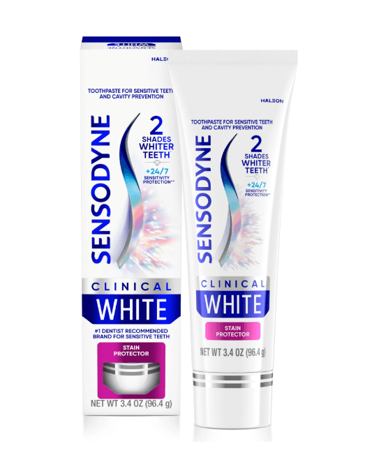 Picture of Sensodyne Clinical White Toothpaste Stain Protector 3.4 oz