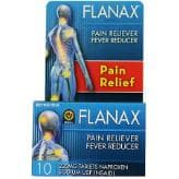 Picture of Flanax Naproxen Sodium USP Pain Reliever/Fever Reducer Tablets, 220mg, 10 count