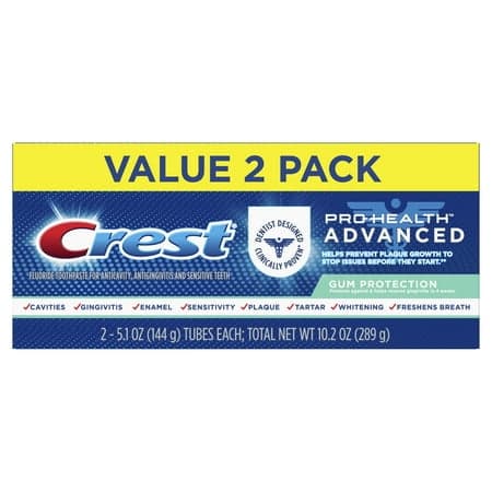 Picture of Crest Pro-Health Advanced Gum Protection Toothpaste, 5.1 oz, Pack of 2
