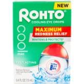 Picture of Rohto Max Strength Redness Reliever, Lubricant Eye Drops, Redness Dry Eye Symptom Relief