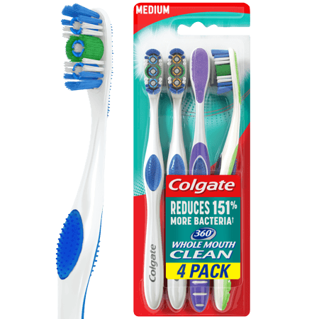 Picture of Colgate 360 Manual Toothbrush, 4 count