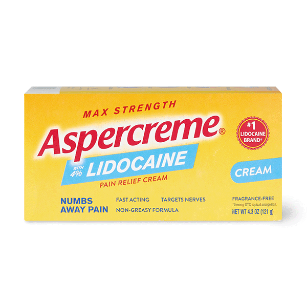 Picture of Aspercreme Maximum Strength Muscle & Joint Pain Relief Numbing Cream with Lidocaine 4.3oz