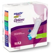 Picture of Equate Options Liners, Very Light Absorbency, Long, 48ct