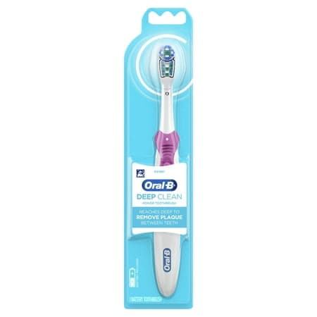 Picture of Oral-B Complete Deep Clean Battery Powered Electric Toothbrush, 1 Count, Colors May Vary