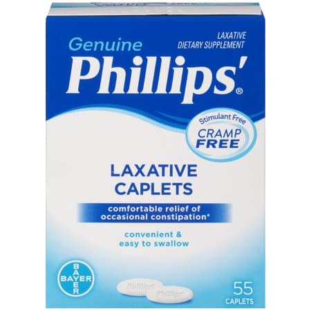 Picture of Phillips' Laxative Dietary Supplement Caplets, 55 Count