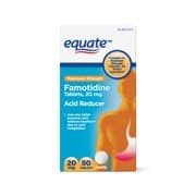 Picture of Equate Famotidine Acid Reducer Tablets, 20 mg, 50 Ct