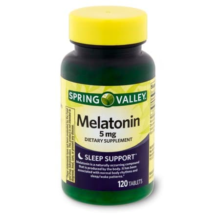Picture of Spring Valley Melatonin Dietary Supplement Tablets, 5mg, 120ct