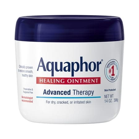 Picture of Aquaphor Healing Ointment Skin Protectant for Dry, Cracked, Irritated Skin, Fragrance Free, 14 oz